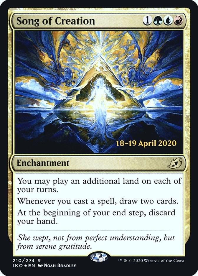 Song of Creation 210 (Prerelease Cards)  - Foil | Good Games Adelaide SA