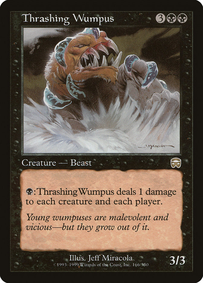 Thrashing Wumpus 166 (Mercadian Masques)  - Foil | Good Games Adelaide SA