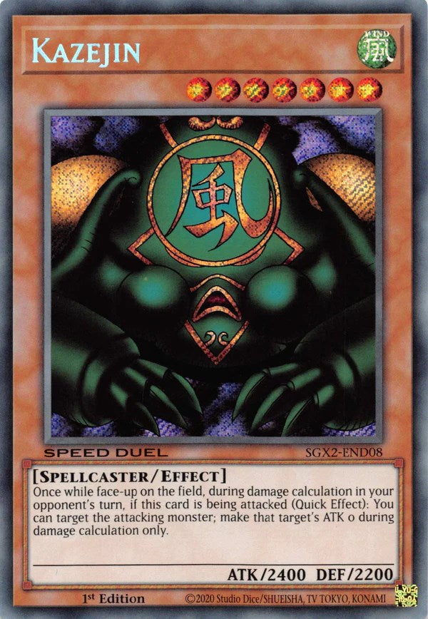 Kazejin [SGX2-END08] Secret Rare | Good Games Adelaide SA