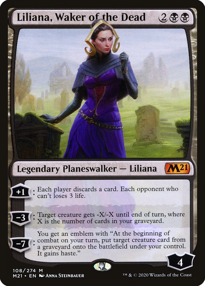 Liliana, Waker of the Dead [Core Set 2021] | Good Games Adelaide SA