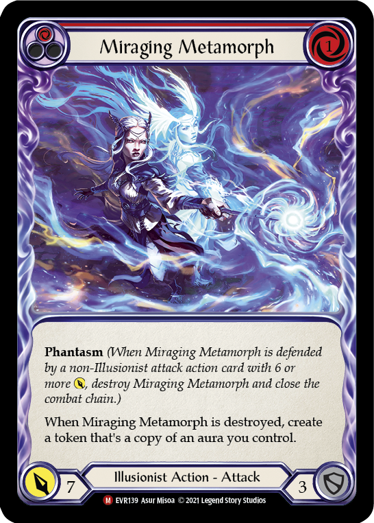 Miraging Metamorph [EVR139] (Everfest)  1st Edition Rainbow Foil | Good Games Adelaide SA