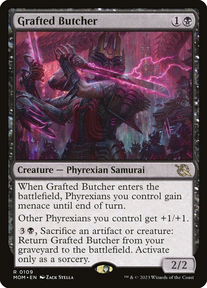 Grafted Butcher 109 (March of the Machine)  - Foil | Good Games Adelaide SA
