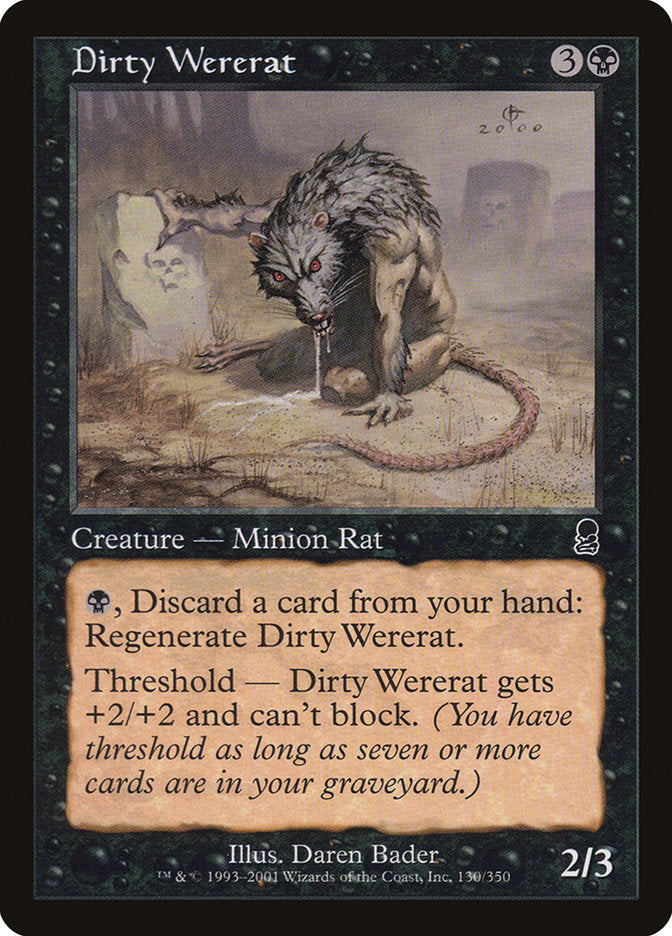 Dirty Wererat 130 (Odyssey)  - Foil | Good Games Adelaide SA