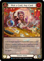 Pick a Card, Any Card (Blue) [EVR169] (Everfest)  1st Edition Extended Art Rainbow Foil | Good Games Adelaide SA