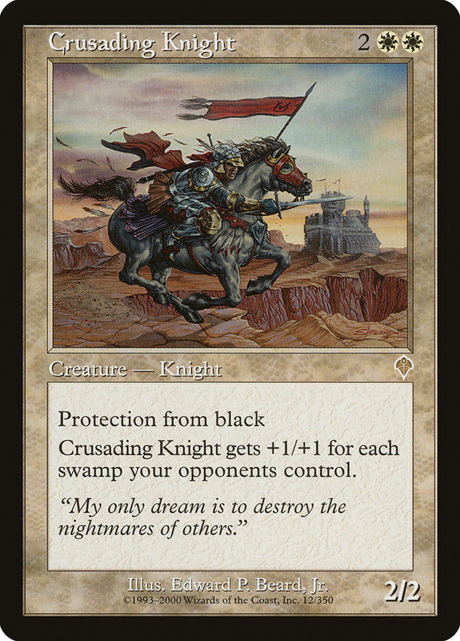 Crusading Knight 12 (Invasion)  - Foil | Good Games Adelaide SA