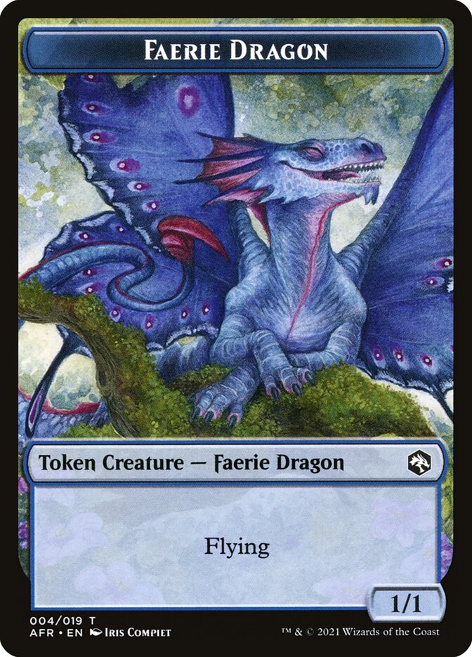 Treasure // Faerie Dragon Double-sided Token [Dungeons & Dragons: Adventures in the Forgotten Realms Tokens] | Good Games Adelaide SA
