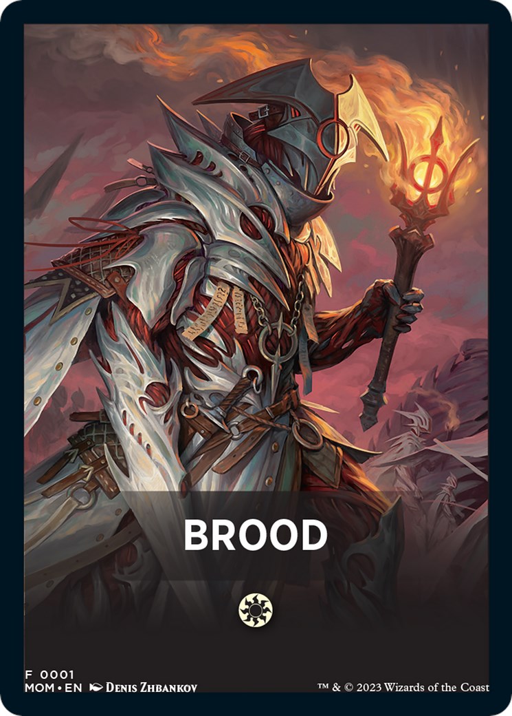 Brood Theme Card [March of the Machine Tokens] | Good Games Adelaide SA