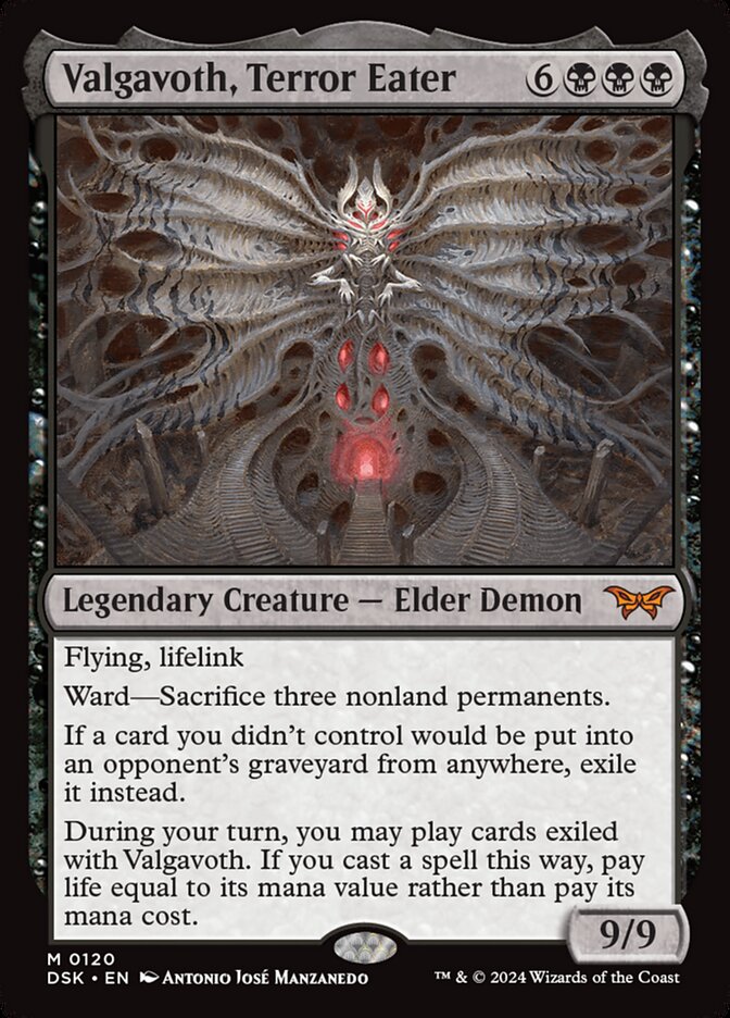Valgavoth Terror Eater 120 (Duskmourn: House of Horror)  - Foil | Good Games Adelaide SA