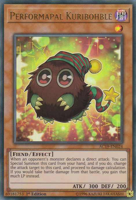 Performapal Kuribohble [AC19-EN024] Ultra Rare | Good Games Adelaide SA