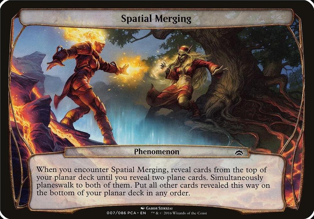 Spatial Merging Planechase Anthology  (Oversize Cards)  | Good Games Adelaide SA