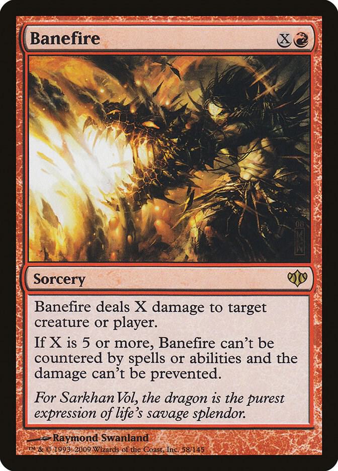 Banefire 58 (Conflux)  - Foil | Good Games Adelaide SA