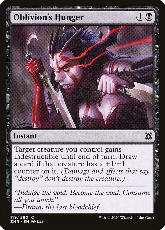 Oblivion's Hunger [Zendikar Rising] | Good Games Adelaide SA
