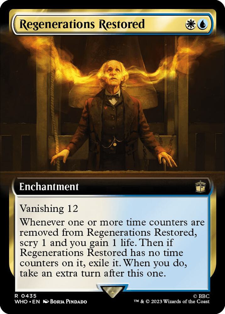 Regenerations Restored 435 (Universes Beyond: Doctor Who)  - Foil | Good Games Adelaide SA