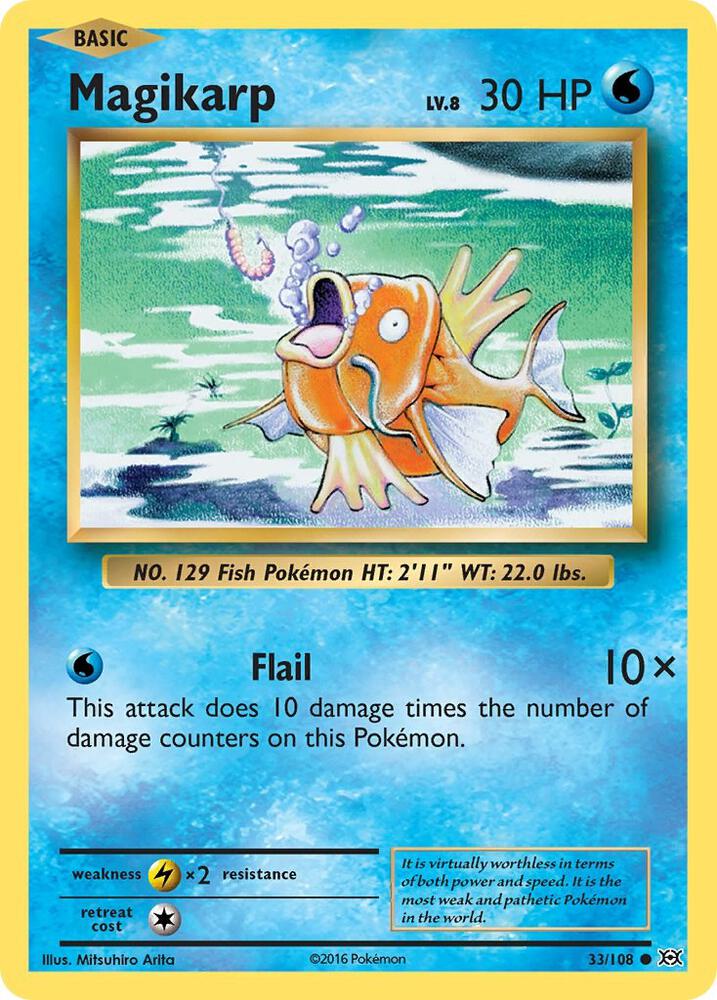 Magikarp 33/108 (XY - Evolutions)  | Good Games Adelaide SA