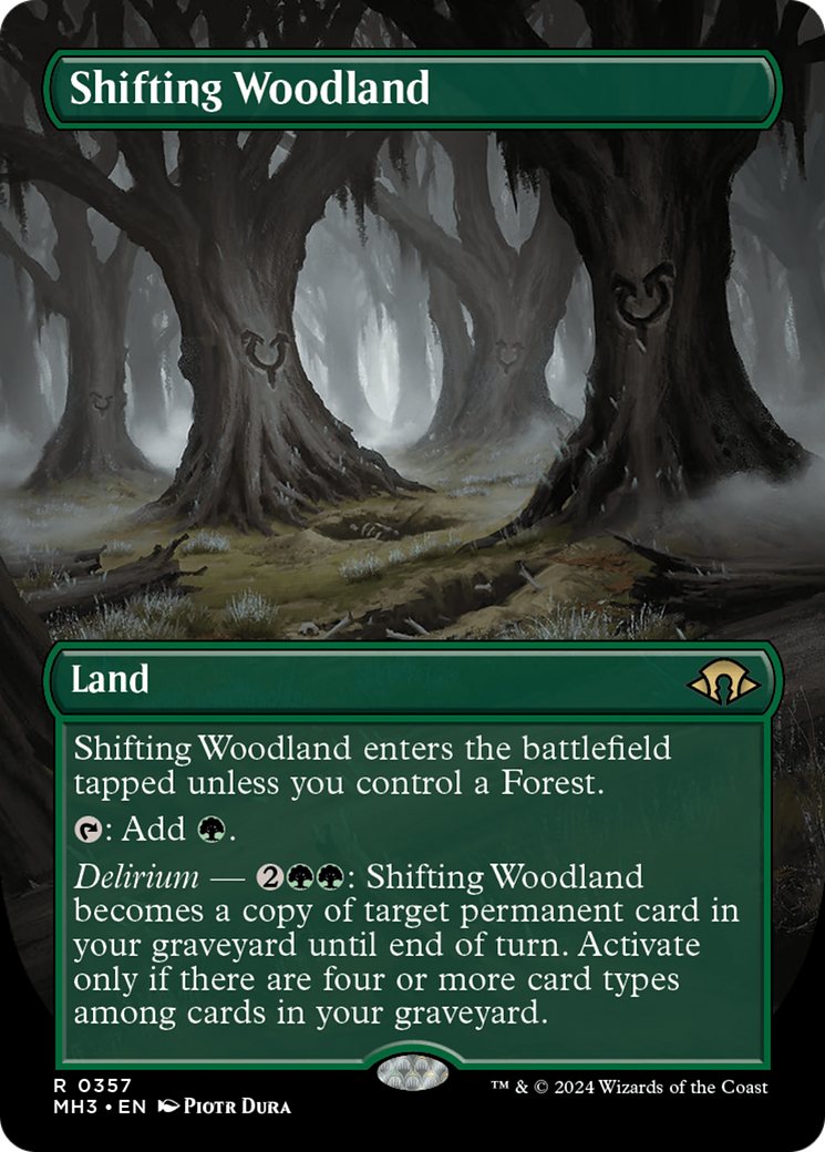 Shifting Woodland (Borderless) [Modern Horizons 3] | Good Games Adelaide SA