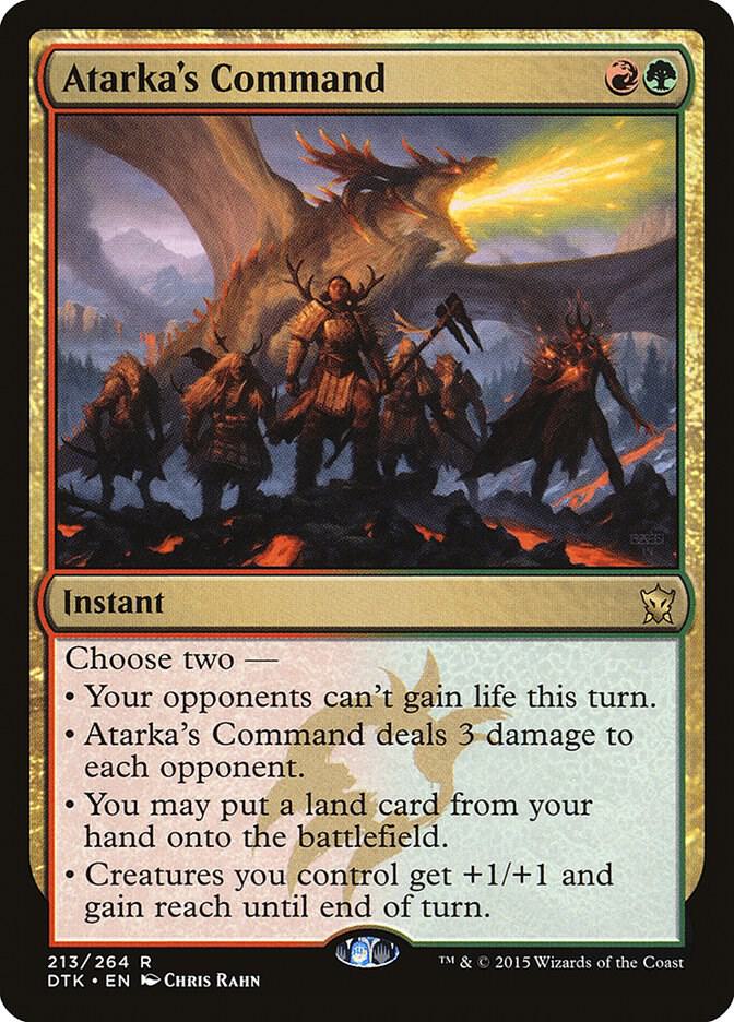 Atarka's Command 213 (Dragons of Tarkir)  | Good Games Adelaide SA