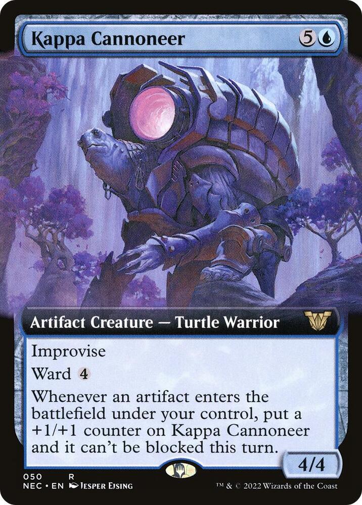 Kappa Cannoneer 50/38 (Commander: Kamigawa: Neon Dynasty)  - Extended Art | Good Games Adelaide SA