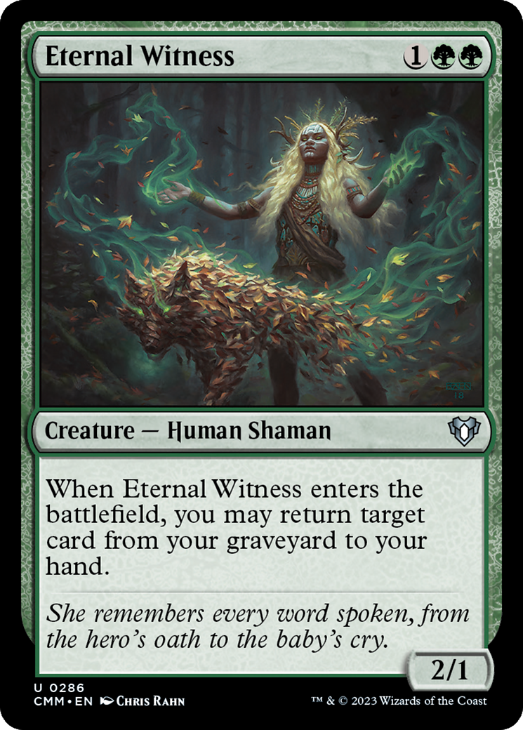 Eternal Witness [Commander Masters] | Good Games Adelaide SA