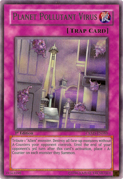 Planet Pollutant Virus [CRMS-EN080] Rare | Good Games Adelaide SA