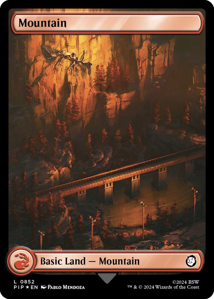Mountain 852 (Universes Beyond: Fallout)  - Foil | Good Games Adelaide SA