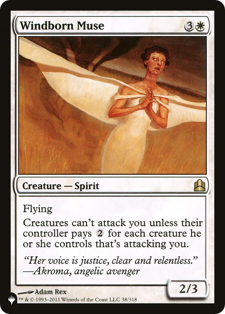 Windborn Muse 38/318 (The List Reprints)  | Good Games Adelaide SA