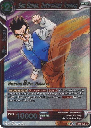 Son Gohan, Determined Training (Malicious Machinations) [BT8-005_PR] | Good Games Adelaide SA