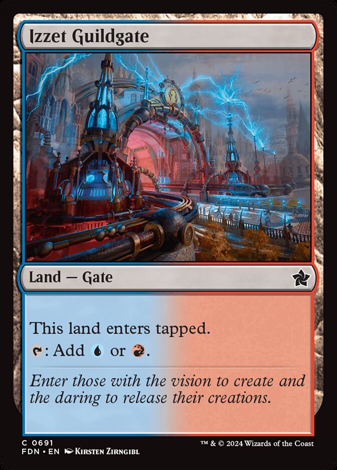 Izzet Guildgate 691 (Foundations)  | Good Games Adelaide SA