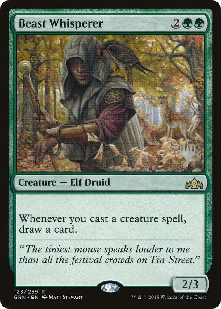 Beast Whisperer 123 (Promo Pack: Throne of Eldraine)  | Good Games Adelaide SA