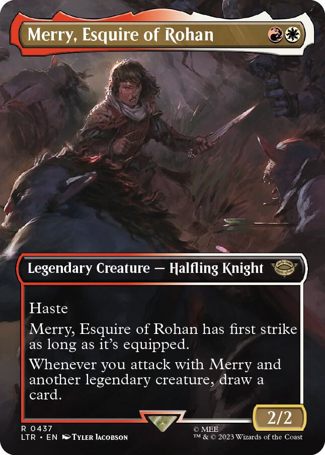 Merry, Esquire of Rohan 437 (Universes Beyond: The Lord of the Rings: Tales of Middle-earth)  - Borderless | Good Games Adelaide SA