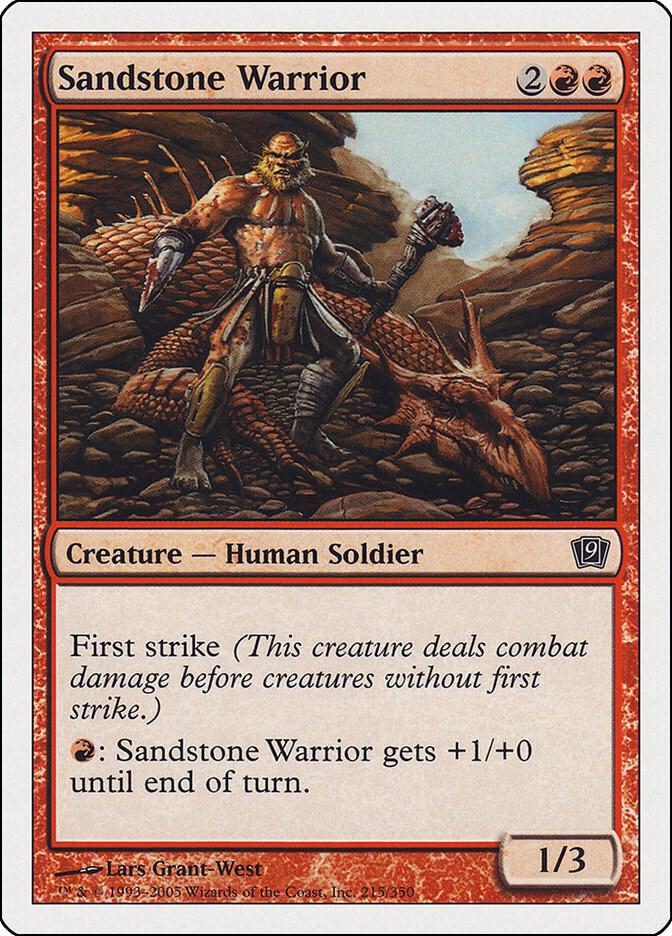 Sandstone Warrior 215 (9th Edition)  | Good Games Adelaide SA