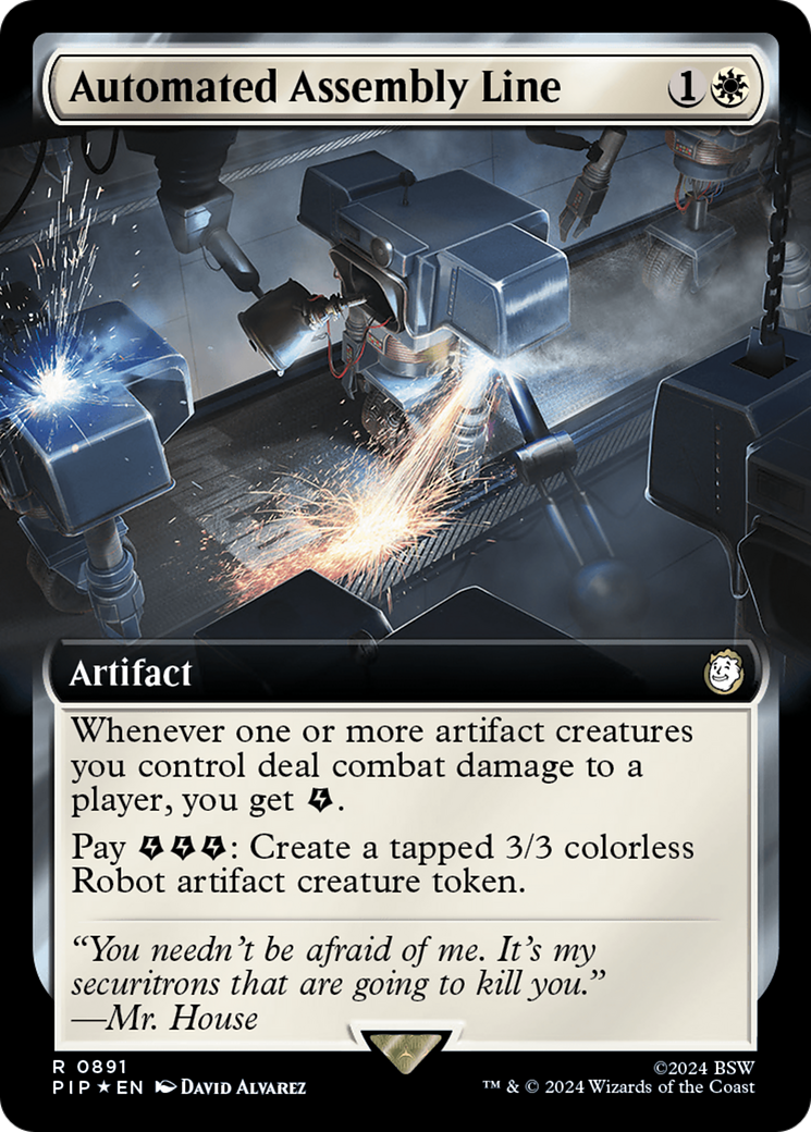 Automated Assembly Line (Extended Art) (Surge Foil) [Fallout] | Good Games Adelaide SA