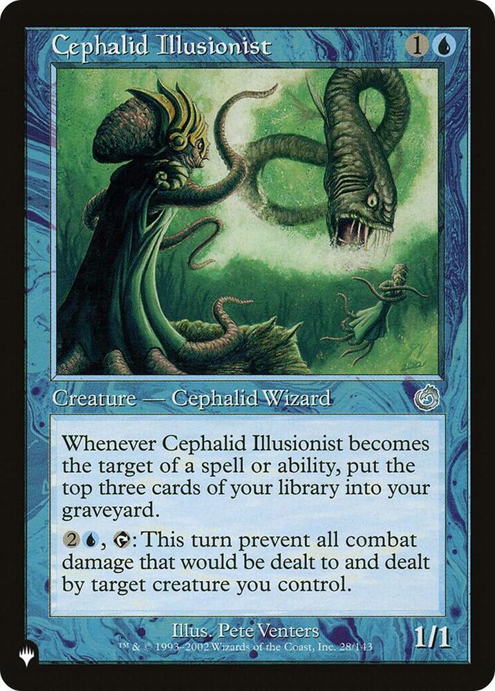 Cephalid Illusionist 28/143 (The List Reprints)  | Good Games Adelaide SA