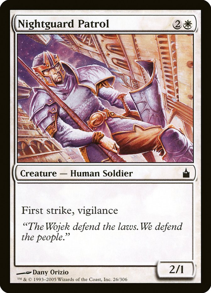 Nightguard Patrol 26/306 (Ravnica: City of Guilds)  | Good Games Adelaide SA