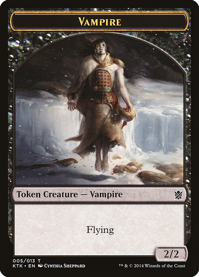Vampire Token [Khans of Tarkir Tokens] | Good Games Adelaide SA