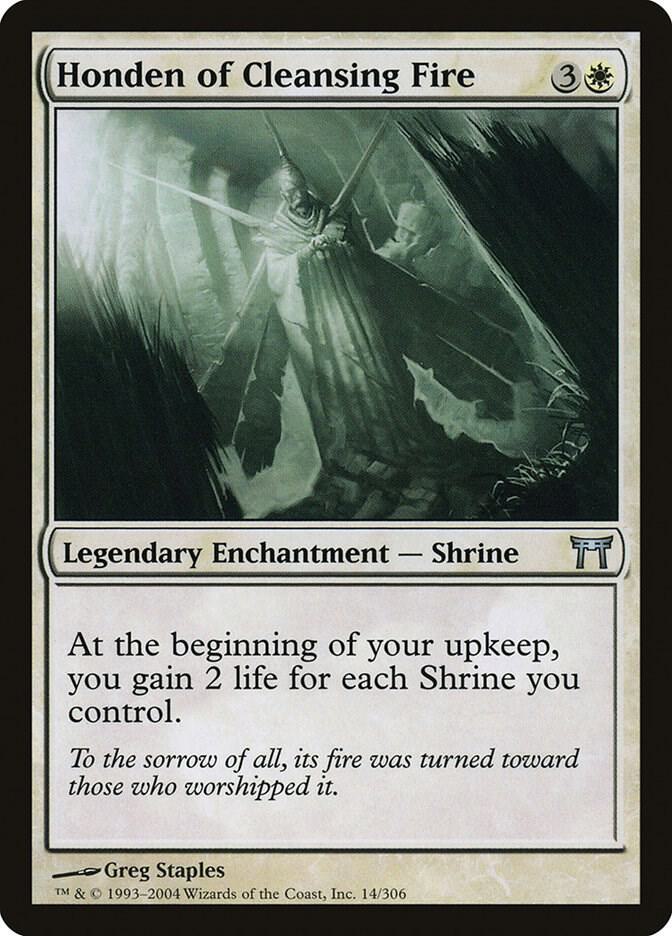 Honden of Cleansing Fire 14 (Champions of Kamigawa)  - Foil | Good Games Adelaide SA