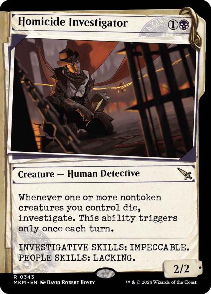 Homicide Investigator 343 (Murders at Karlov Manor)  - Foil | Good Games Adelaide SA