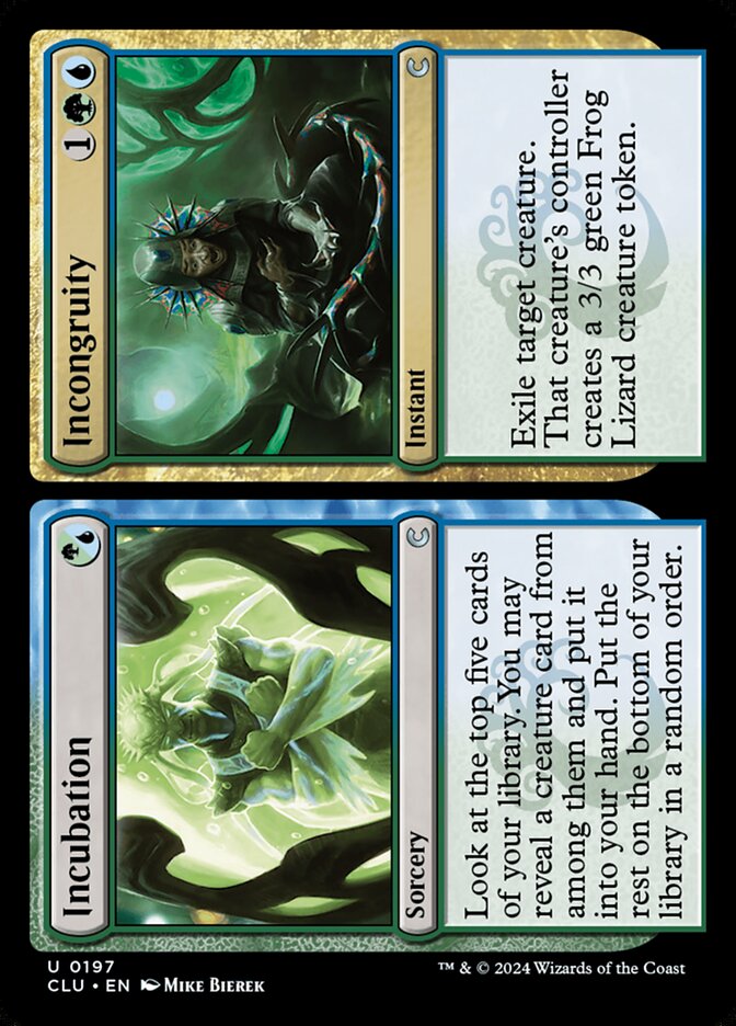 Incubation // Incongruity 197 (Ravnica: Clue Edition)  | Good Games Adelaide SA