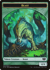 Elf Druid // Beast (020/036) Double-sided Token [Commander 2014 Tokens] | Good Games Adelaide SA