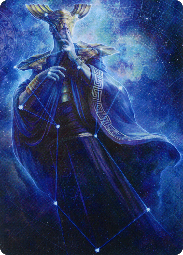 Atris, Oracle of Half-Truths Art Card [March of the Machine Art Series] | Good Games Adelaide SA