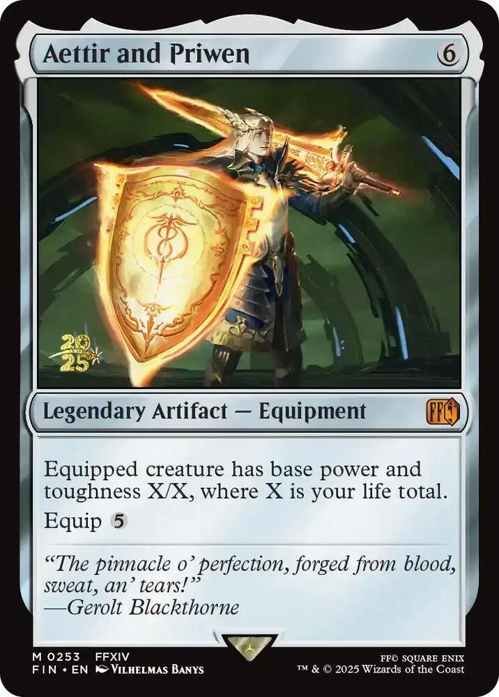 Aettir and Priwen 253 (Prerelease Cards)  - PreRelease Foil | Good Games Adelaide SA