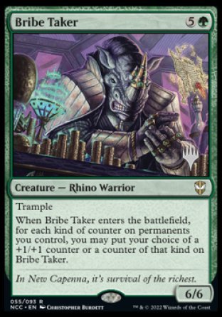 Bribe Taker (Promo Pack) [Streets of New Capenna Commander Promos] | Good Games Adelaide SA