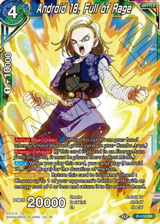 Android 18, Full of Rage [P-172] | Good Games Adelaide SA