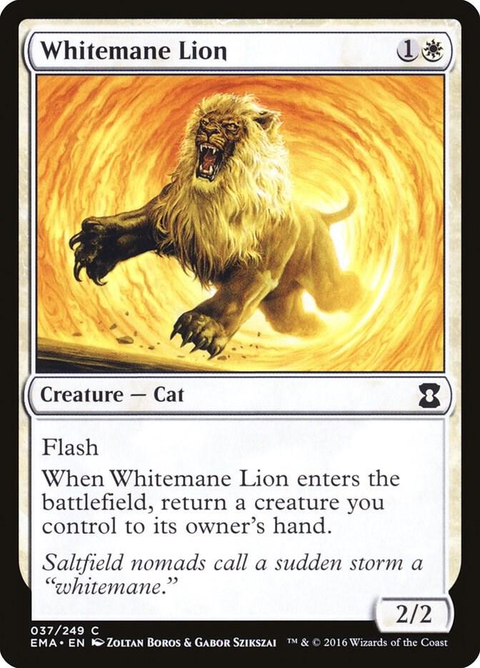 Whitemane Lion 37 (Eternal Masters)  - Foil | Good Games Adelaide SA
