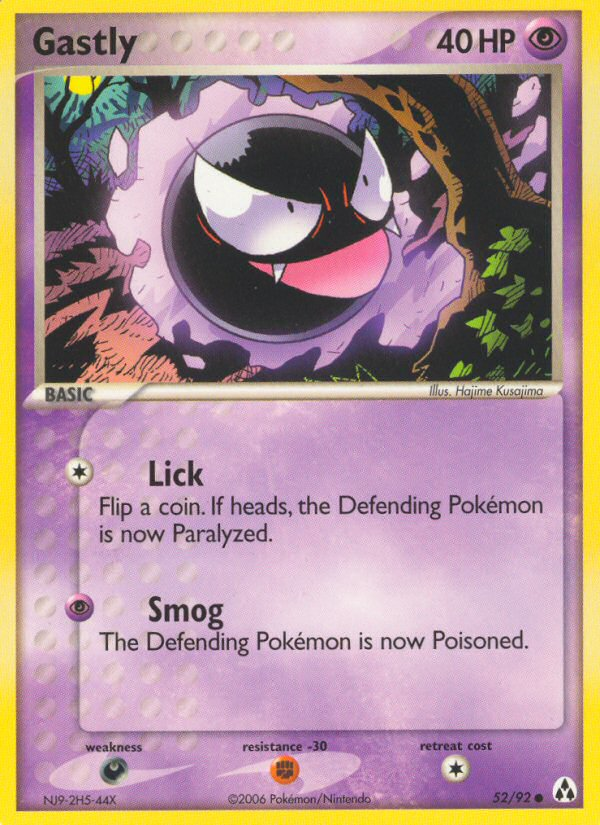 Gastly (52/92) [EX: Legend Maker] | Good Games Adelaide SA