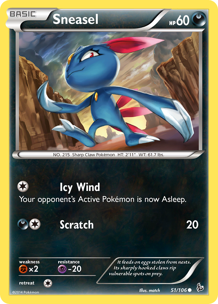 Sneasel (51/106) [XY: Flashfire] | Good Games Adelaide SA