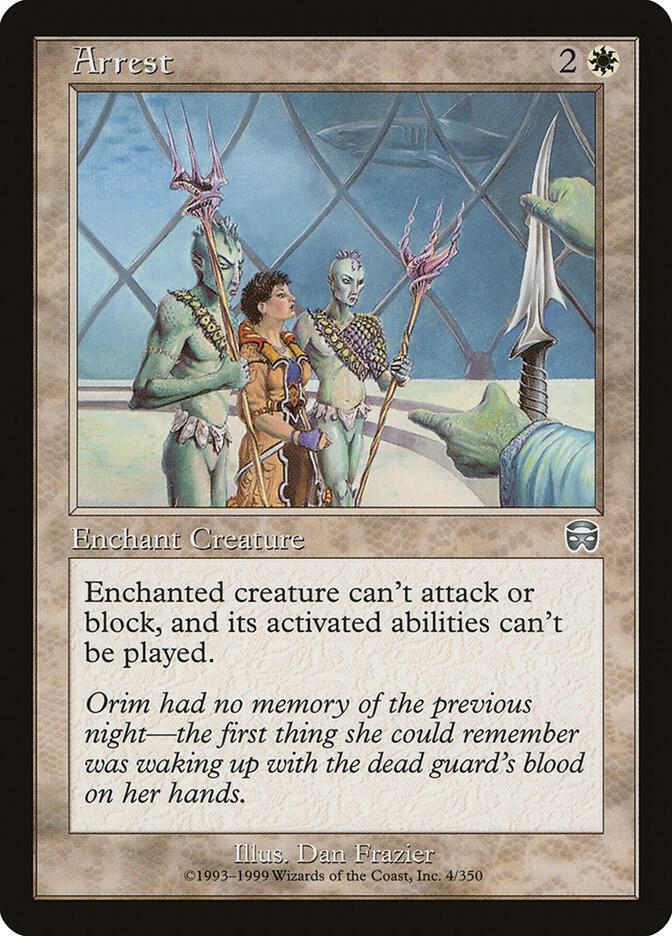 Arrest 4 (Mercadian Masques)  - Foil | Good Games Adelaide SA