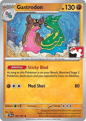 Gastrodon Series 7 107/191 (Prize Pack Series Cards)  | Good Games Adelaide SA