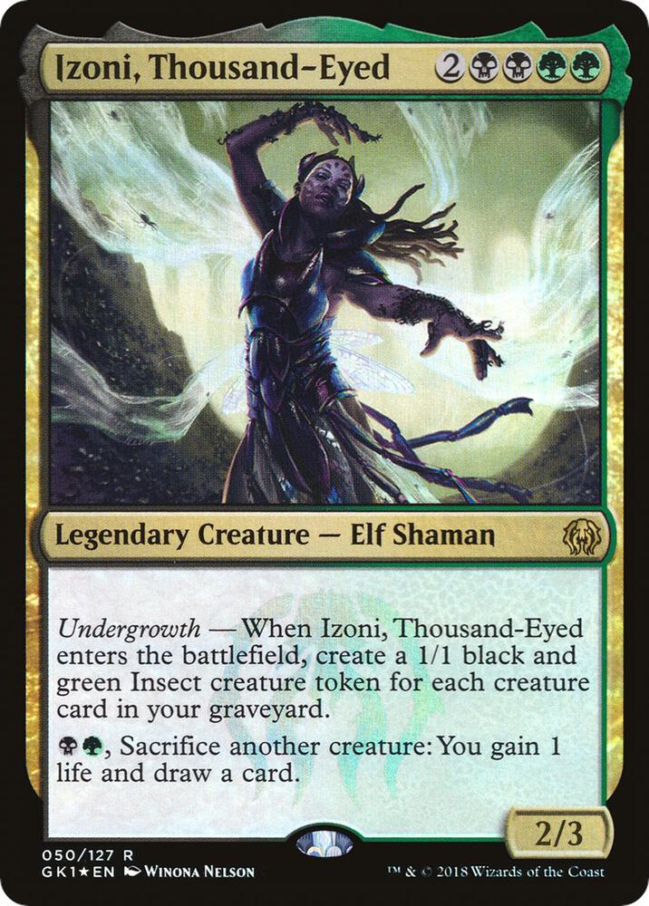 Izoni, Thousand-Eyed 50 (Guilds of Ravnica: Guild Kits)  - Foil | Good Games Adelaide SA