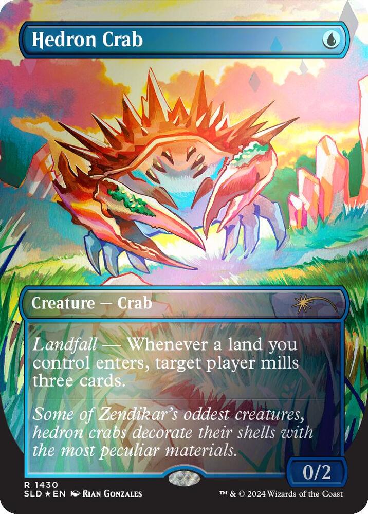 Hedron Crab Rainbow Foil 1430 (Secret Lair Drop Series)  - Foil | Good Games Adelaide SA