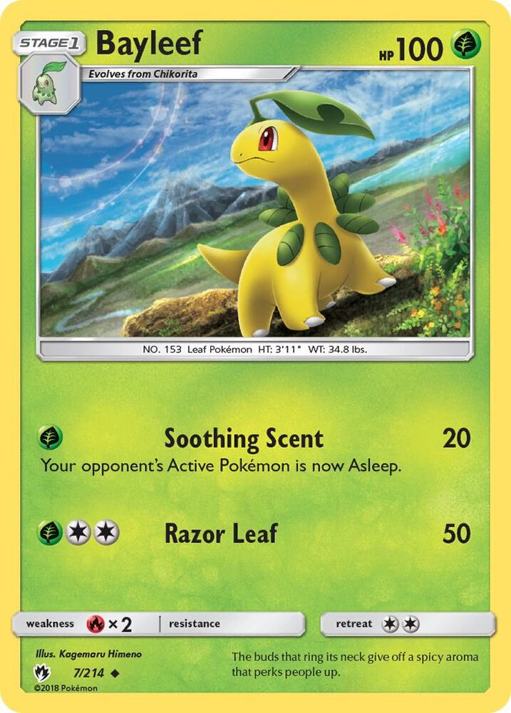 Bayleef 7/214 (SM - Lost Thunder)  | Good Games Adelaide SA